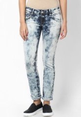 Cherokee Blue Solid Jeans women