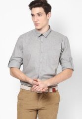 Cherokee Light Grey Casual Shirt men