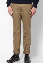 Cotton County Premium Solid Khaki Chinos men