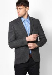 Dastak Dark Grey Blazer men