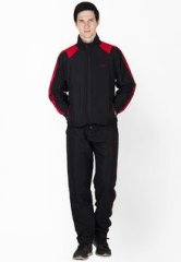 Dazzgear Solid Black Tracksuit men