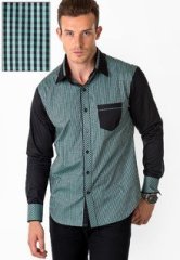 Dezignare Checks Green Casual Shirt men