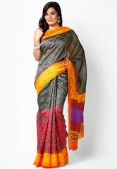 Diva Fashion Jaquard Multi Printed Saree women