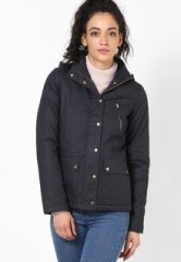 Dorothy Perkins Blue Coated Borg Hood Jacket women