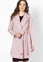 Dorothy Perkins Blush Belted Fit And Flare Coat women