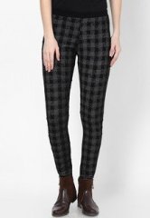 Dorothy Perkins Grey Check Pull On Tregging women