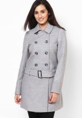 Dorothy Perkins Grey Multistitch Coat women