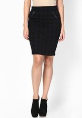 Dorothy Perkins Petite Black Check Skirt women