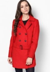 Dorothy Perkins Red Multistitch Coat women