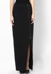 DRVV Black Quillted Skirt women