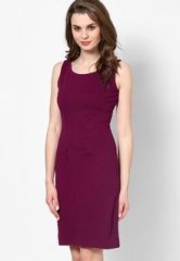 Elle Purple Shift Dress women