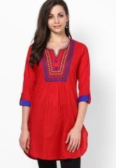 Entropy Red Kurtis & Kurtas women