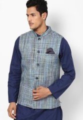 Even Solid Multi Colour Nehru Jacket men