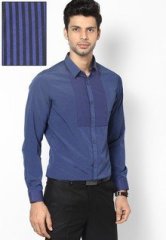 Excalibur Blue Stripes Formal Shirt men