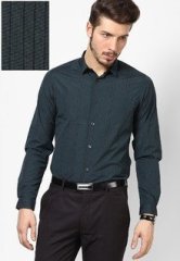 Excalibur Green Stripes Formal Shirt men