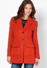 FAIRWIND Solid Rust Winter Jacket women