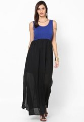 Femella Black Mix And Match Maxi Dress women