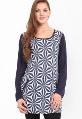 Femenino Blue Tunics women