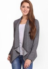 Femenino Dark Grey Shrug women