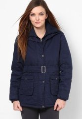 Fort Collins Navy Blue Full Sleeve Jacket women