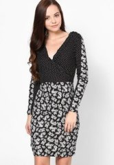 French Connection Black Long Dress women