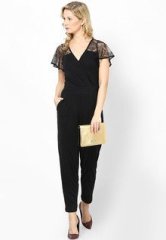 French Connection Black Short Jumpsuit women