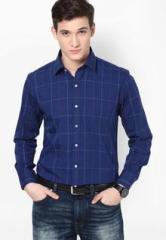 Funk Checks Blue Formal Shirt men