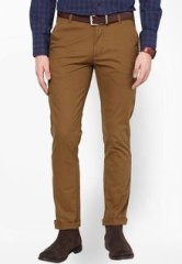 Funk Solid Khaki Formal Trouser men