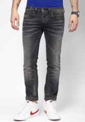 Gas Dark Grey Skinny Fit Jeans men