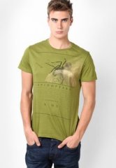 Gas Green Scuba/S Lep. Round Neck T Shirt men