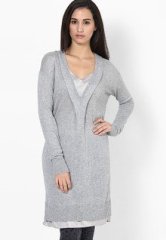 Gas Grey Full Sleeve Dress women