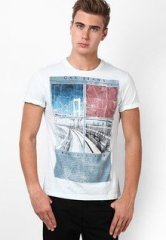 Gas White Scuba/S Tokyo Round Neck T Shirt men