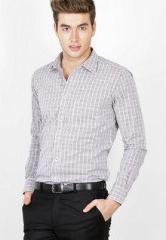 Genesis Checks Red Slim Fit Formal Shirt men