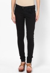 Ginger Cotton Spandex Black Jeans women