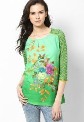 Gipsy Green Embroidered Tunic women