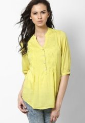 Gipsy Lemon Solid Tunic women