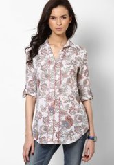 Gipsy Orange Printed Tunic women