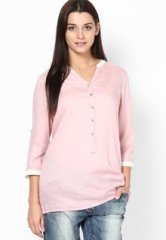 Gipsy Solid Pink Tunic women