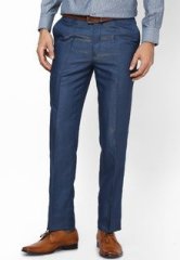 Givo Blue Formal Trouser men