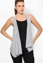 Globus Grey Embroidered Shrug women