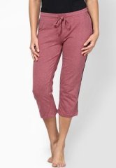 Hanes Maroon Capri women