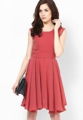 Harpa Pink Skater Dress women