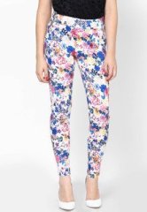 Harpa Printed Blue Trouser women