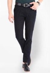 Highlander Solid Black Chinos men