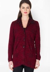 Imagination Maroon Winter Jackets women