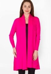 Imagination Pink Solid Shrug women