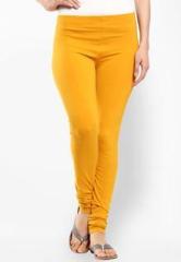 Imara Yellow Solid Churidar women