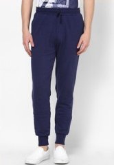 Incult Navy Jogger Pant With Elasticated Hem men