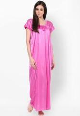 Intima Pink Solid Nightwear women