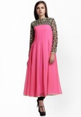 ITI Pink Embellished Kurta women